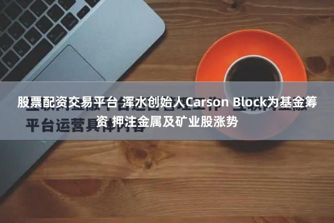 股票配资交易平台 浑水创始人Carson Block为基金筹资 押注金属及矿业股涨势