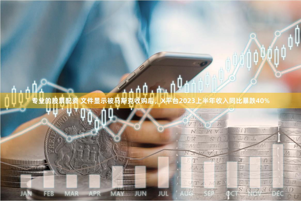 专业的股票配资 文件显示被马斯克收购后，X平台2023上半年收入同比暴跌40%