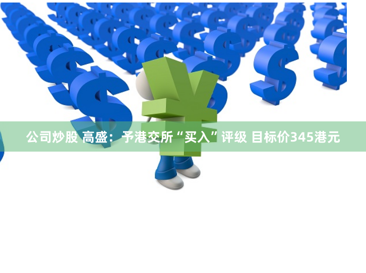 公司炒股 高盛：予港交所“买入”评级 目标价345港元